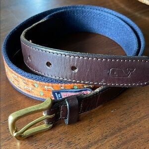 Belt hunting dogs Brown and Orange sz 36